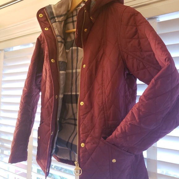 Barbour Millfire Hooded Quilt Jacket - Picture 7 of 8